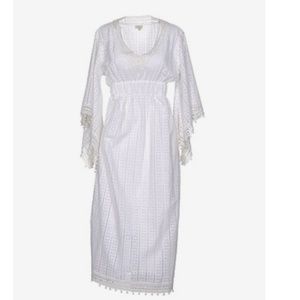 Talitha white kimono dress New with tag xs